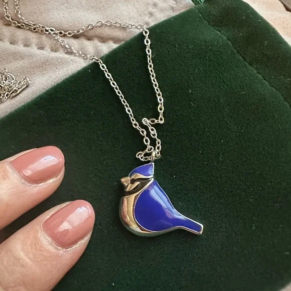 Blue Jay Jewelry Set - Picture 2 of 6